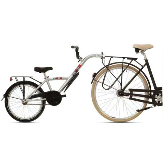 Bike2go Bike2Go - Släpcykel 20 Inch 42 Cm Silver