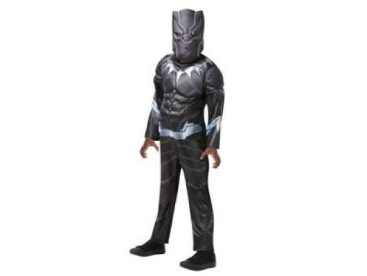 Black Panther Deluxe maskeradkostym barn