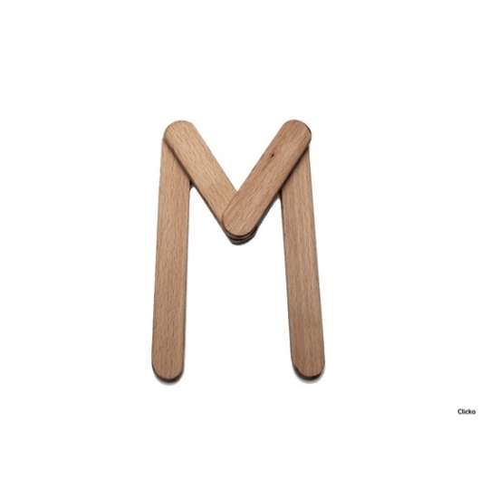 Clicko - M- bygg din bokstav med magnetisk byggsats