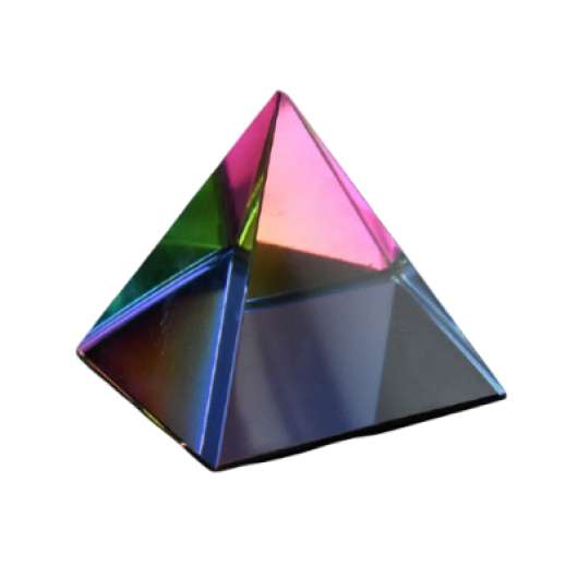 Diamant Pyramid Regnbågsfärgad