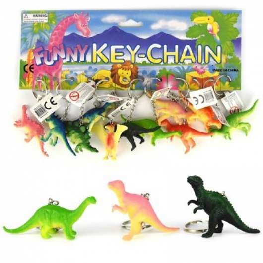 Dinosaurie nyckelring