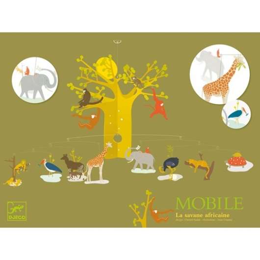 Djeco - Mobil - Afrikanska Savannen