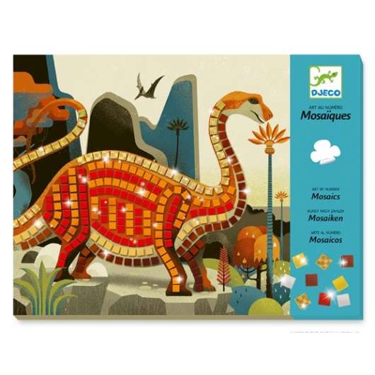 Djeco - Mosaic - Dinosaurs