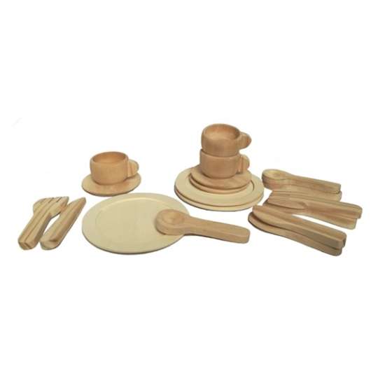 Egmont Toys - Natural Wooden Dinner Set