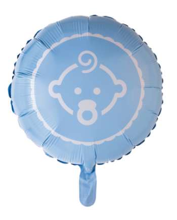 Folieballong Baby, Blue, 46 cm