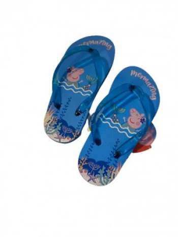 Greta Gris havsblå flip-flops