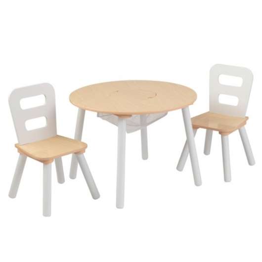 Kidkraft - Bord Och Stolar - Round Storage Table and Chair Set