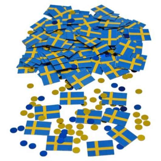 Konfetti, Sverige flagga