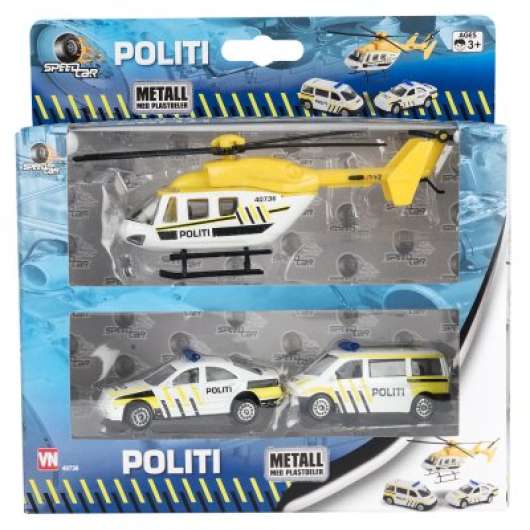 Norsk Polisstyrka Politi 3-pack