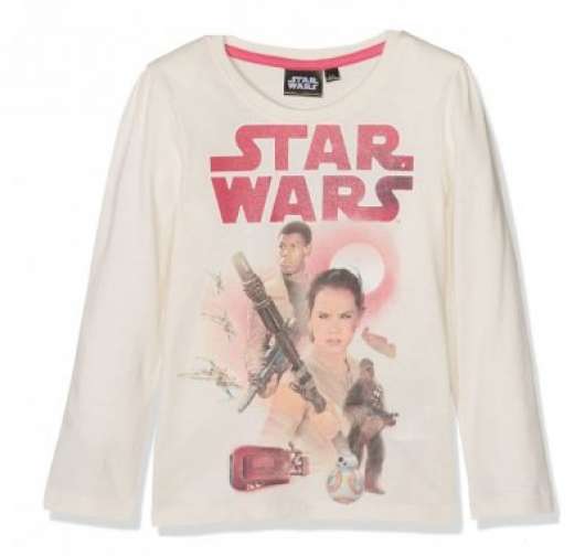 Star Wars Långärmad vit T-shirt