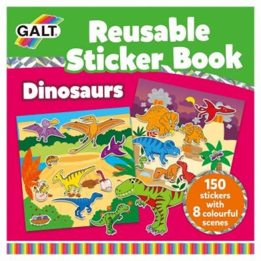 Stickers Dinosaurier bok