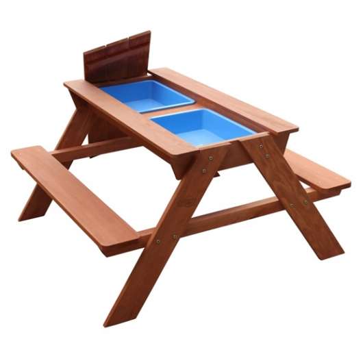 Sunny Step2 - Dave Sand & Water Picnic Table Brown